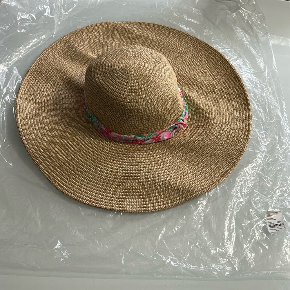 Lilly Pulitzer Journey to the Jungle straw hat